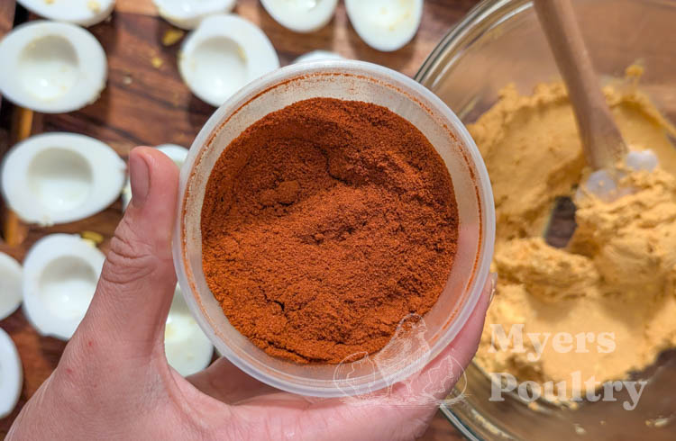paprika in ramekin