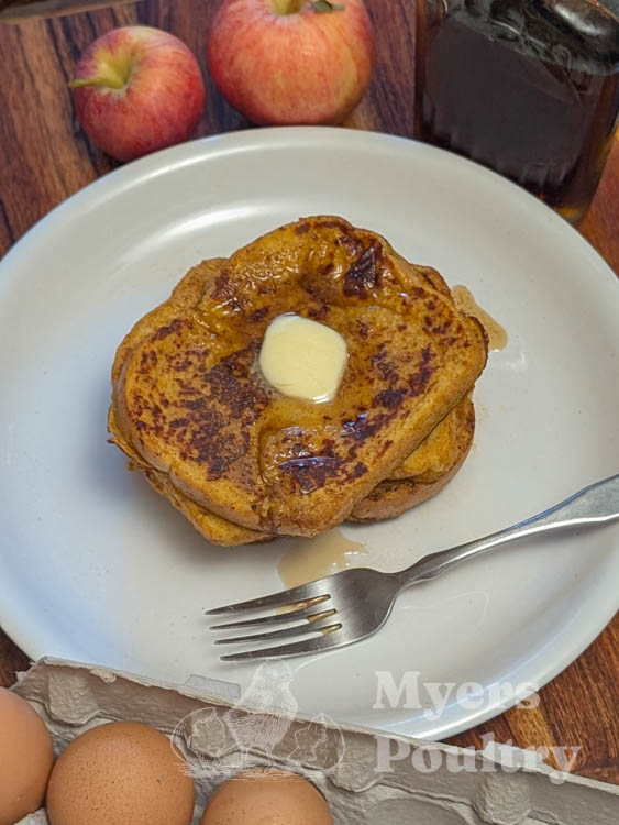 pumpkin french toast and apples